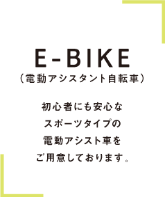 電動アシスト自転車